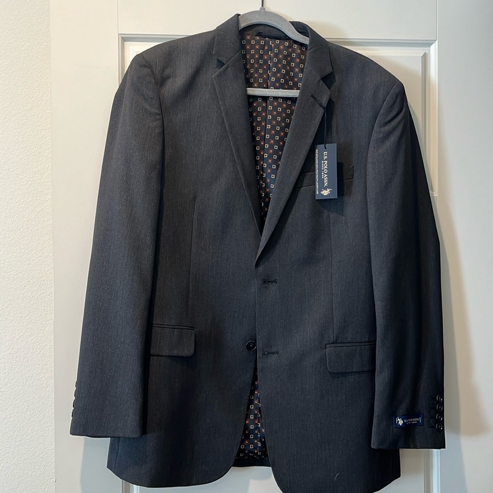 U.S. Polo Assn Grey Suit NWT
